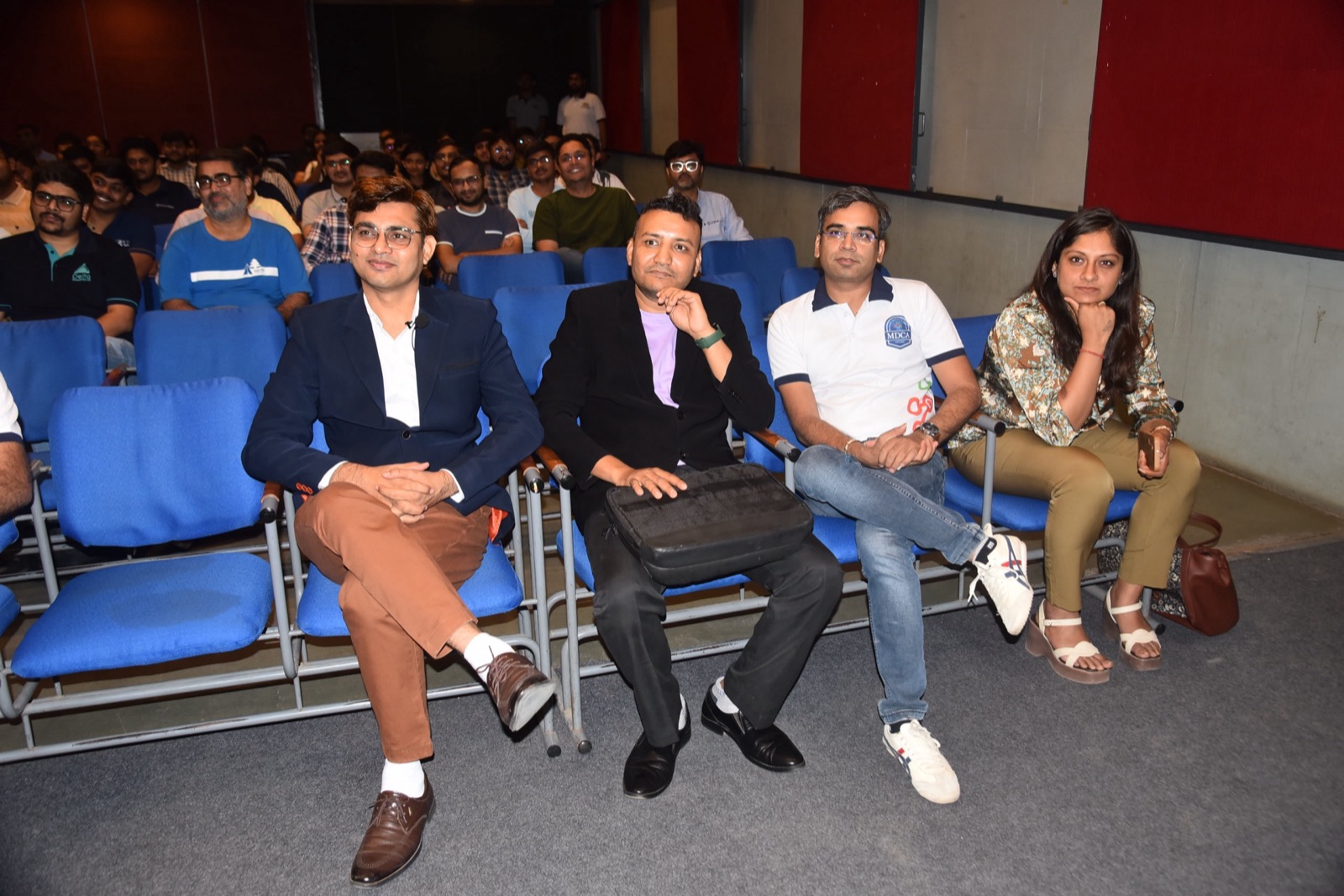 Front-row attendees and dignitaries at the 11th DOT NET DAY by MDCA Ahmedabad