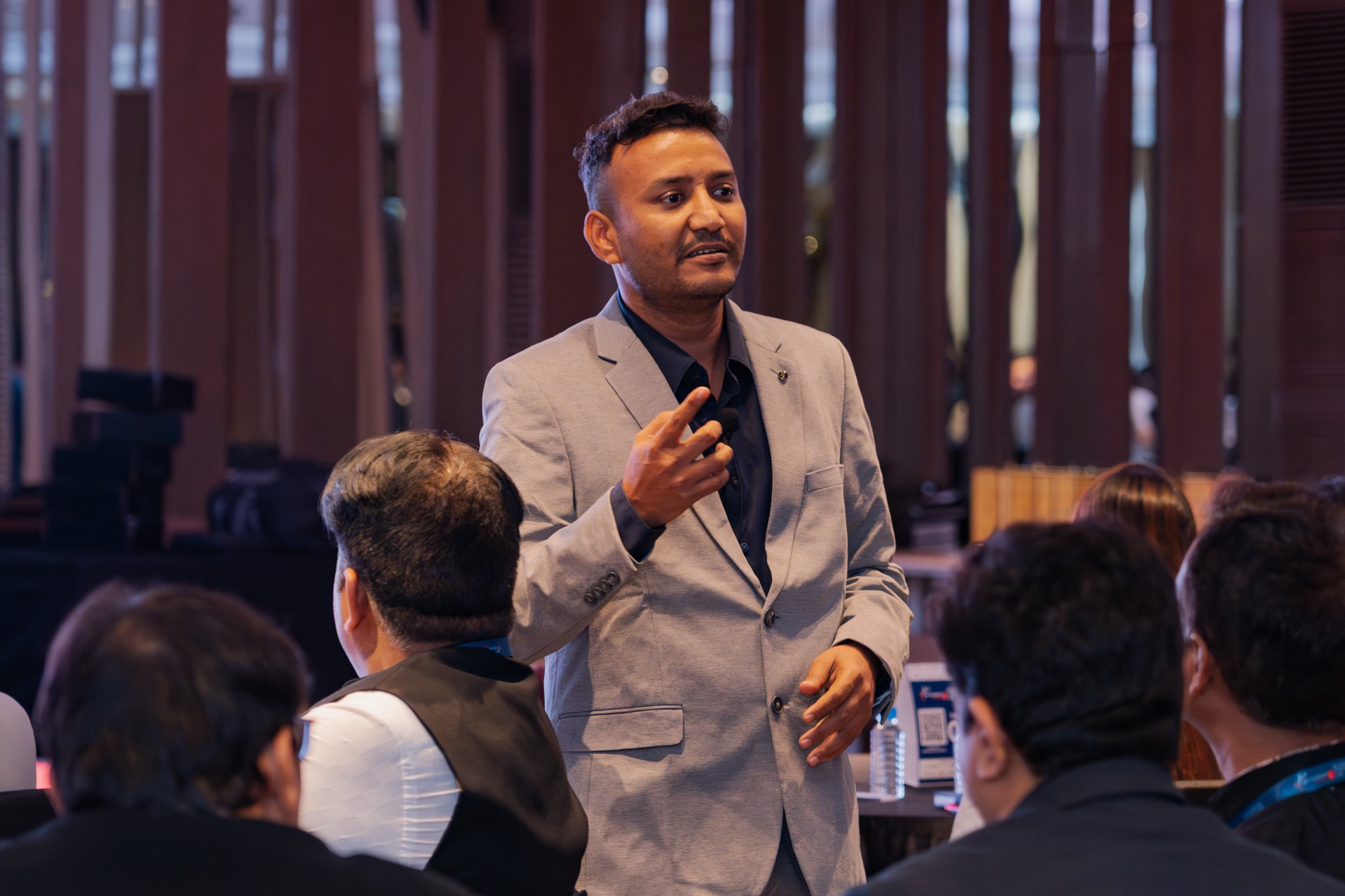 Jigar Joshi speaking on the "AI for Business & Growth" panel at Networkers Mahakumbh 2.0 Business Conclave 2026